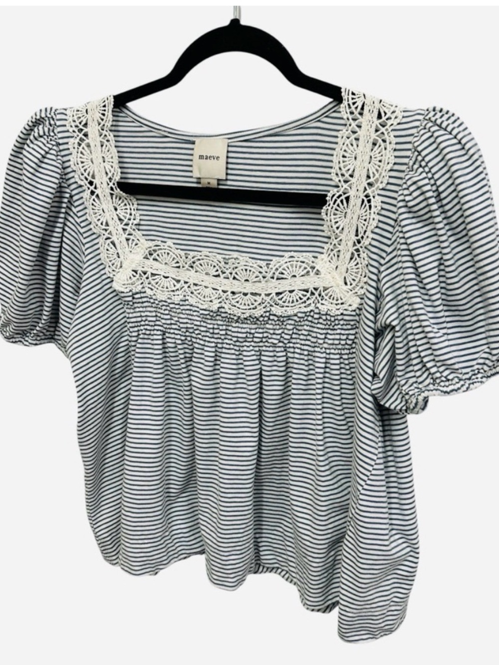 Anthropologie Maeve puff sleeve swing tee - Picture 4 of 8